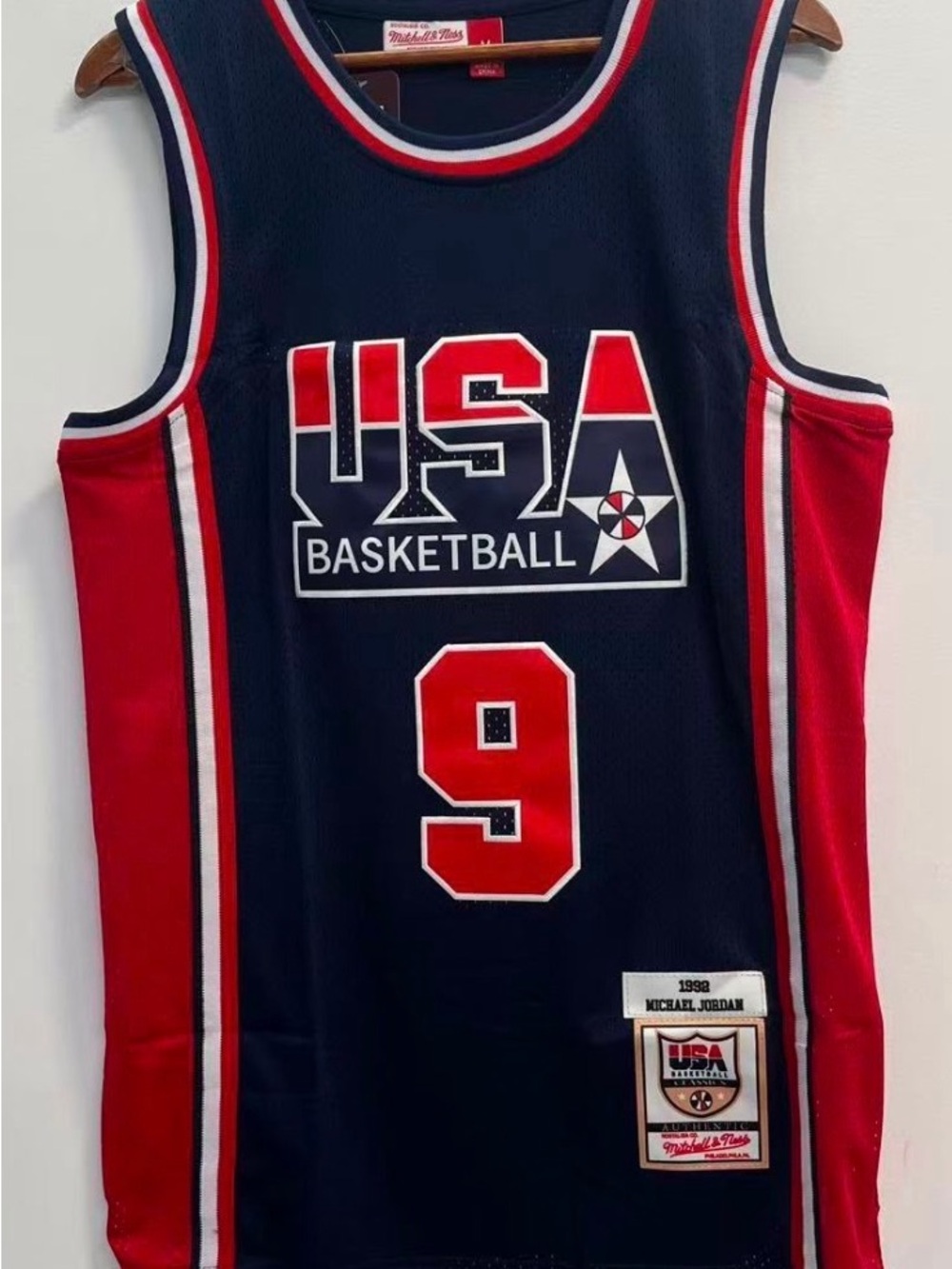 Michael Jordan USA #9 Men’s Basketball Men’s Large